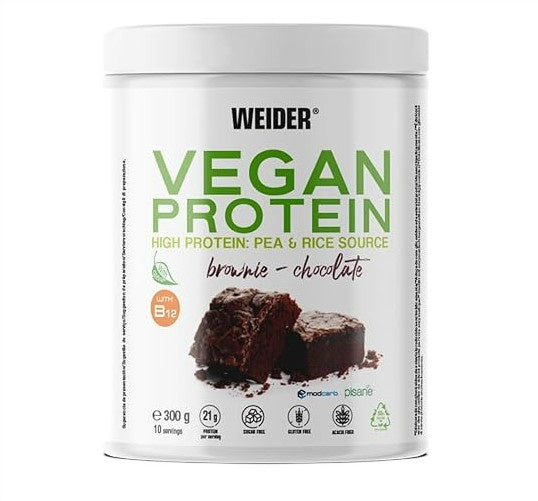 Vegan Protein, Brownie Chocolate - 300 grams - Weider