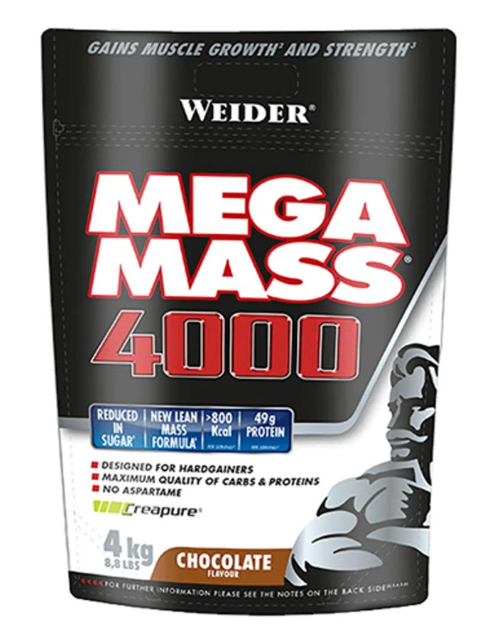 Mega Mass 4000, Chocolate - 4000 grams - Weider