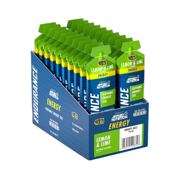 Endurance Energy Isotonic Energy Gel, Lemon & Lime - 20 x 60g - Applied Nutrition