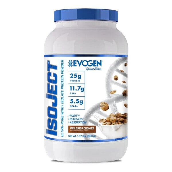 IsoJect, Mini Crips Cookies - 850 grams - Evogen