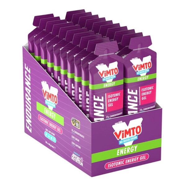 Endurance Energy Isotonic Energy Gel, Vimto - 20 x 60g - Applied Nutrition