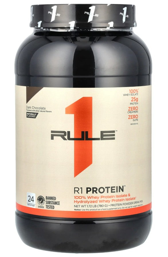 R1 Protein Naturally Flavored, Dark Chocolate - 780 grams - Rule One