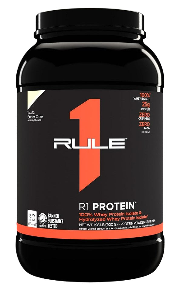 R1 Protein, Vanilla Butter Cake - 900 grams - Rule One