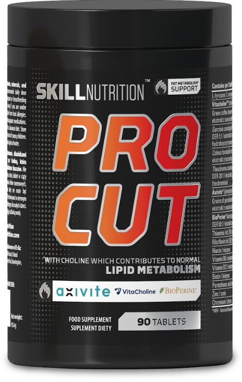 Pro Cut, Fat Metabolism Support - 90 tablets - Skill Nutrition