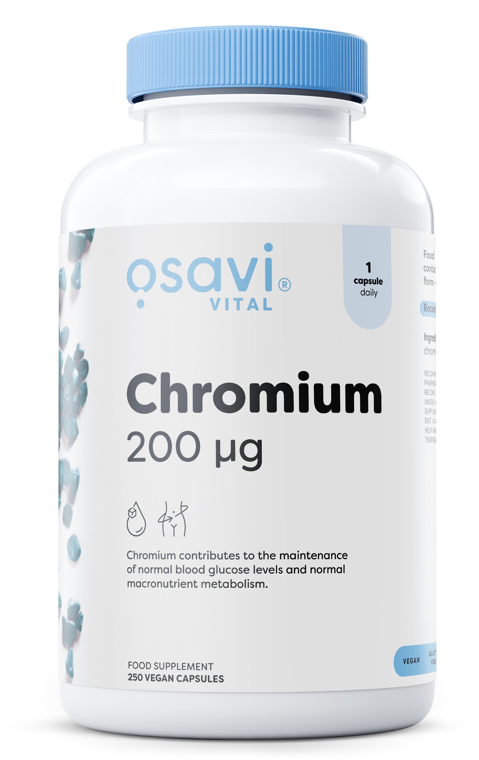 Chromium, 200mcg - 250 vegan caps - Osavi