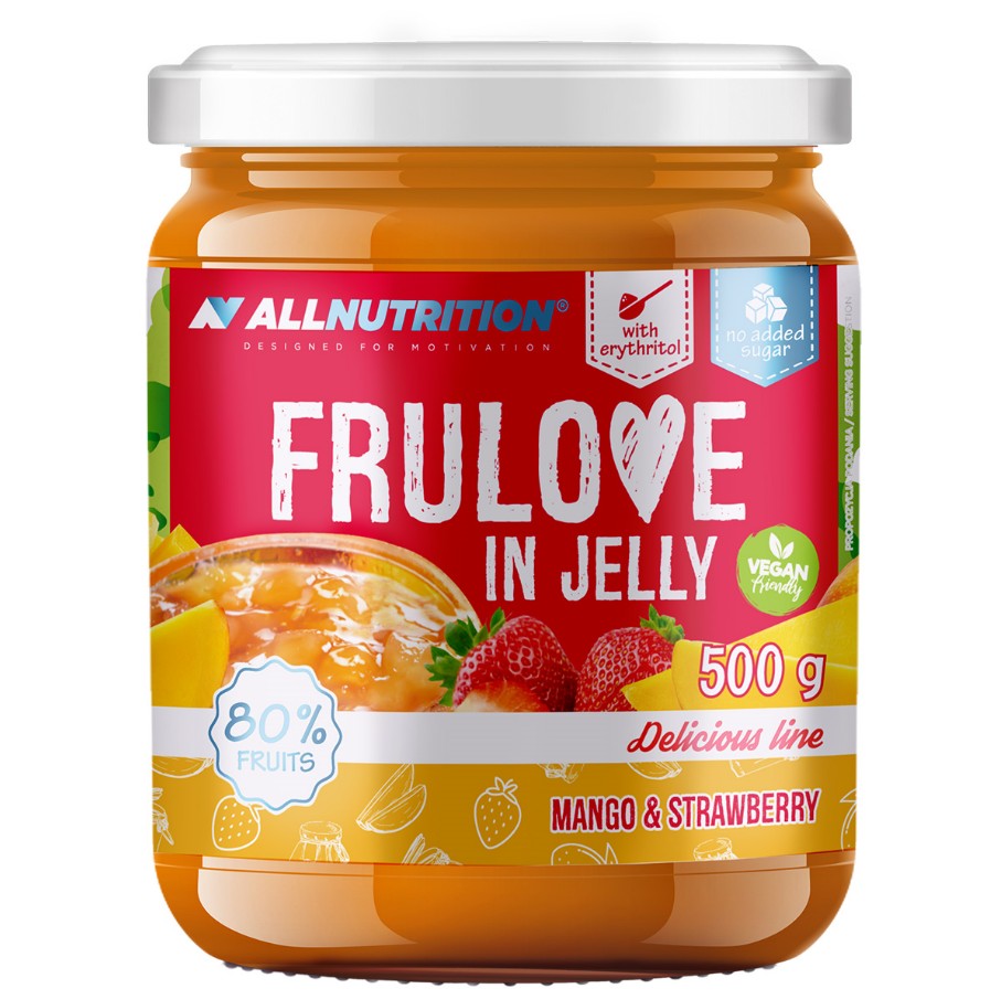 Frulove In Jelly, Mango & Strawberry - 500 grams - Allnutrition