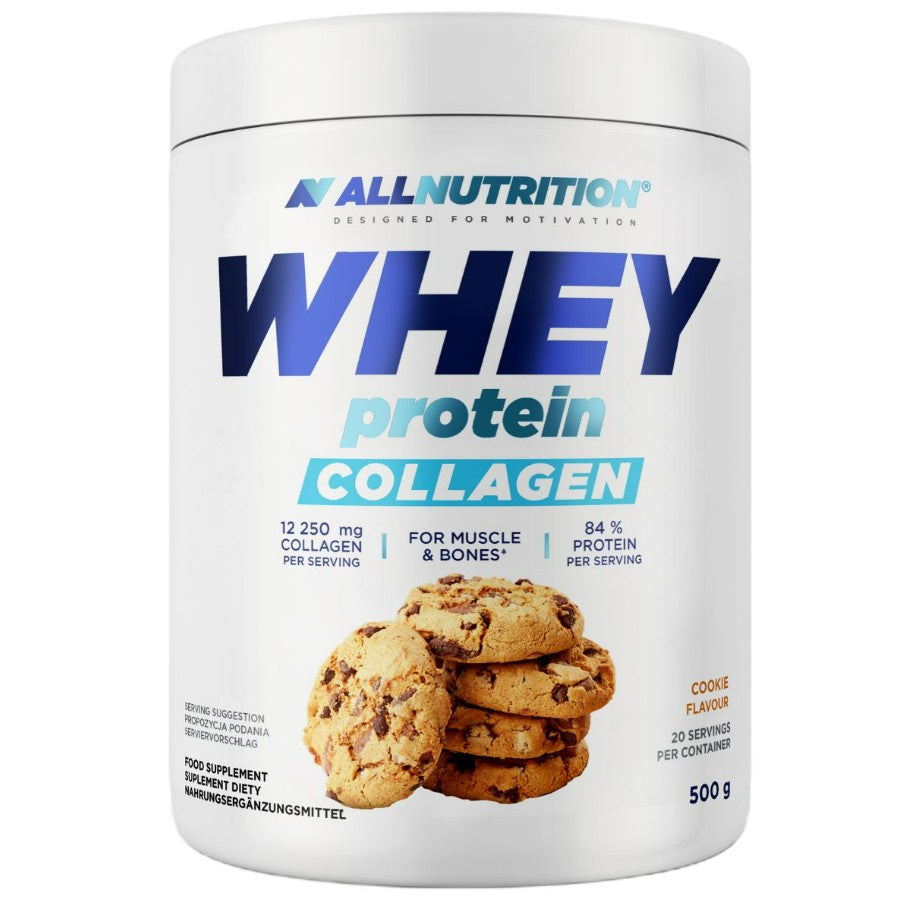 Whey Protein Collagen, Cookie - 500 grams - Allnutrition