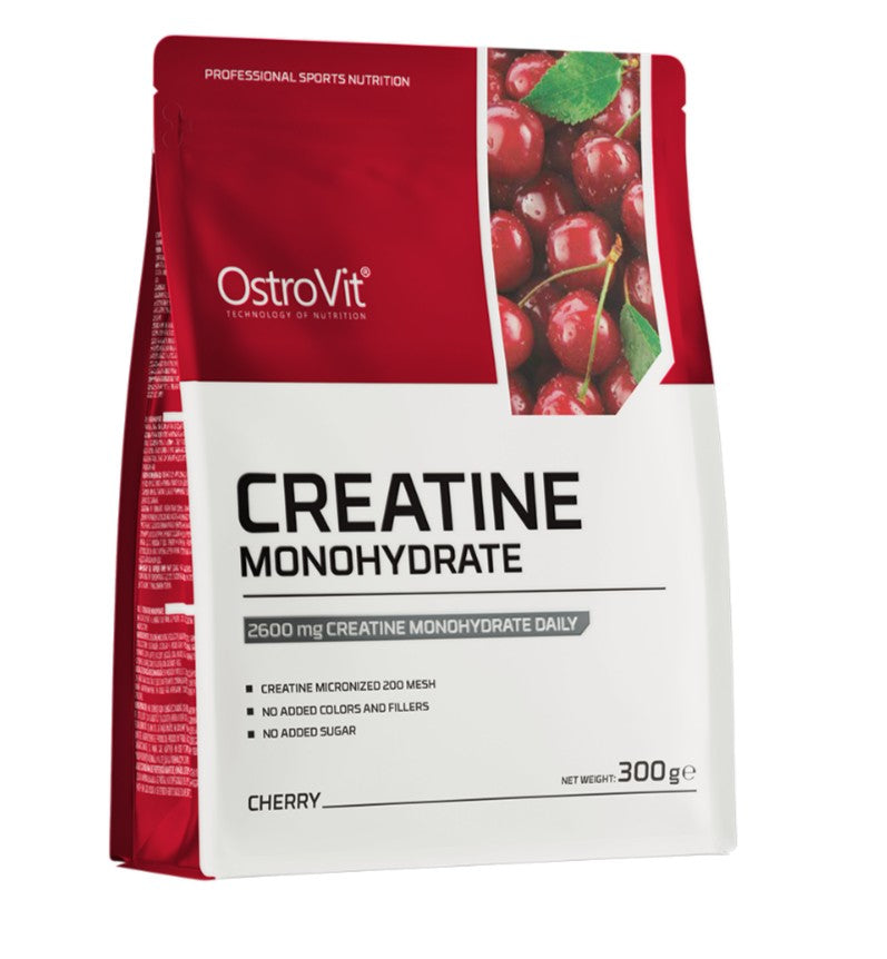 Creatine Monohydrate, Cherry - 300 grams - OstroVit