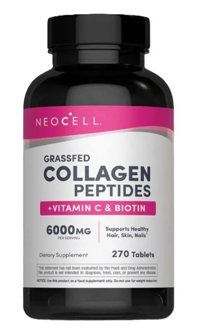 Grassfed Collagen Peptides + Vitamin C & Biotin - 270 tablets - NeoCell