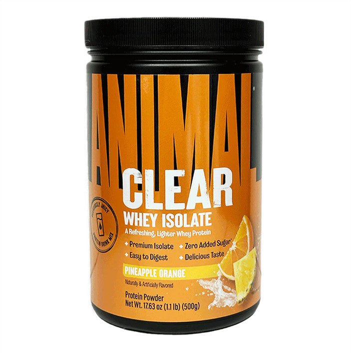 Animal Clear Whey Isolate, Pineapple Orange - 500 grams - Animal