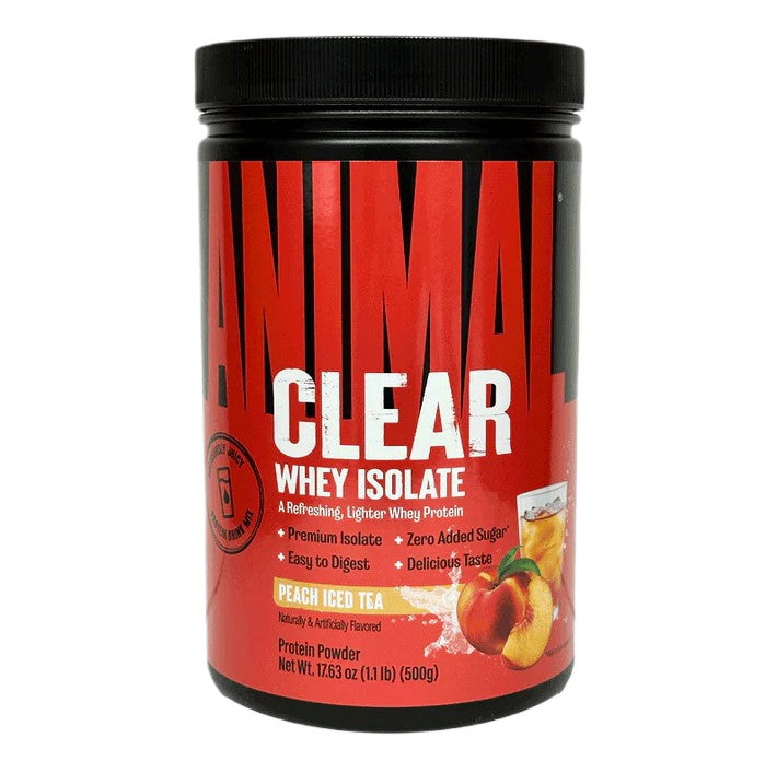 Animal Clear Whey Isolate, Peach Iced Tea - 500 grams - Animal