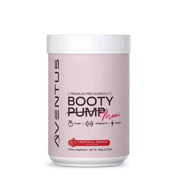 Booty Pump - Premium Pre-Workout, Mami Tropical Punch - 390 grams - Aventus Supplements