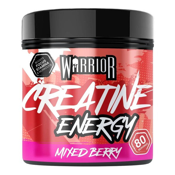 Creatine + Energy, Mixed Berry - 360 grams - Warrior