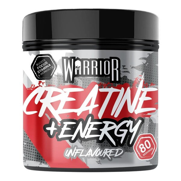 Creatine + Energy, Unflavoured - 360 grams - Warrior