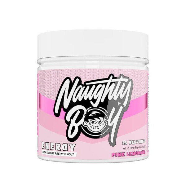 Energy, Pink Lemonade - 195 grams - Naughty Boy
