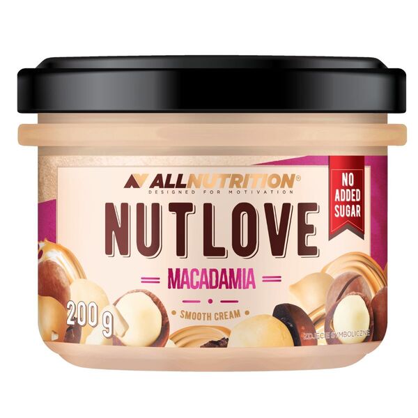 Nutlove Smooth Cream, Macadamia - 200 grams - Allnutrition