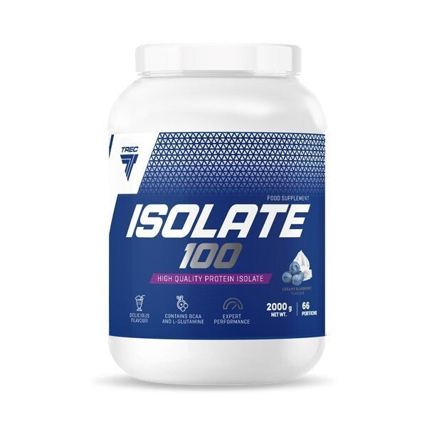 Isolate 100, Creamy Blueberry - 2000 grams - Trec Nutrition