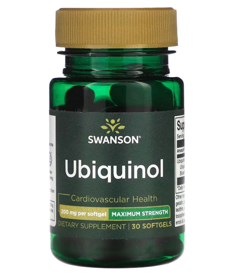 Ubiquinol, 200mg - 30 softgels - Swanson