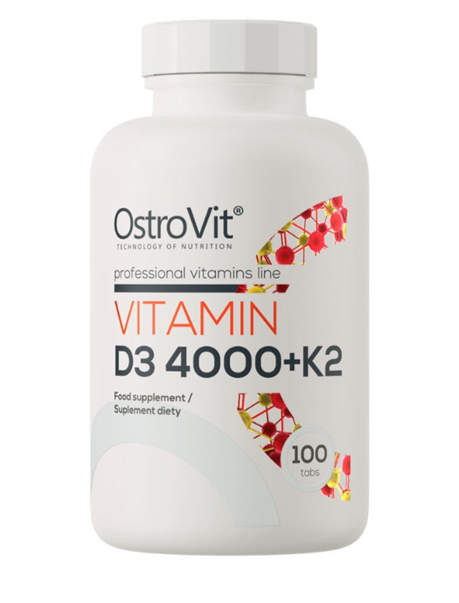 Vitamin D3 4000 + K2 - 100 tablets - OstroVit