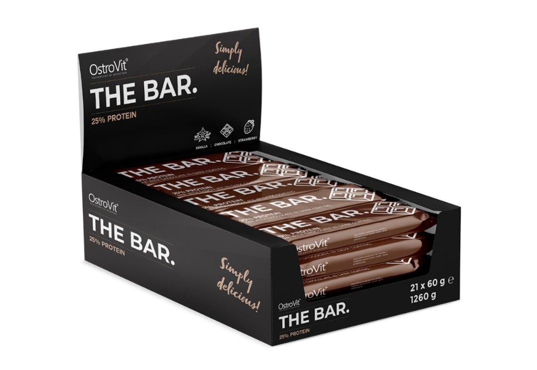 The Bar 25% Protein, Chocolate - 21 x 60g - OstroVit