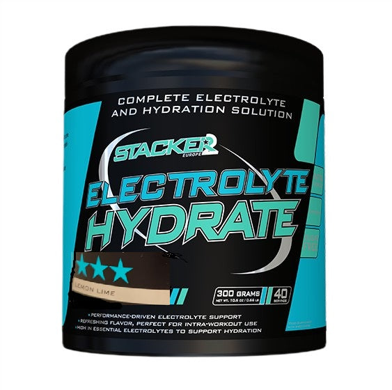 Electrolyte Hydrate, Lemon Lime - 300 grams - Stacker2 Europe