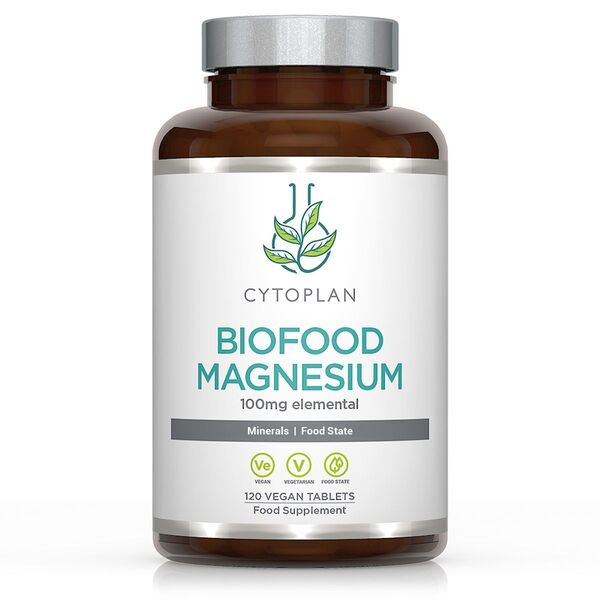 Biofood Magnesium - 120 vegan tabs - Cytoplan