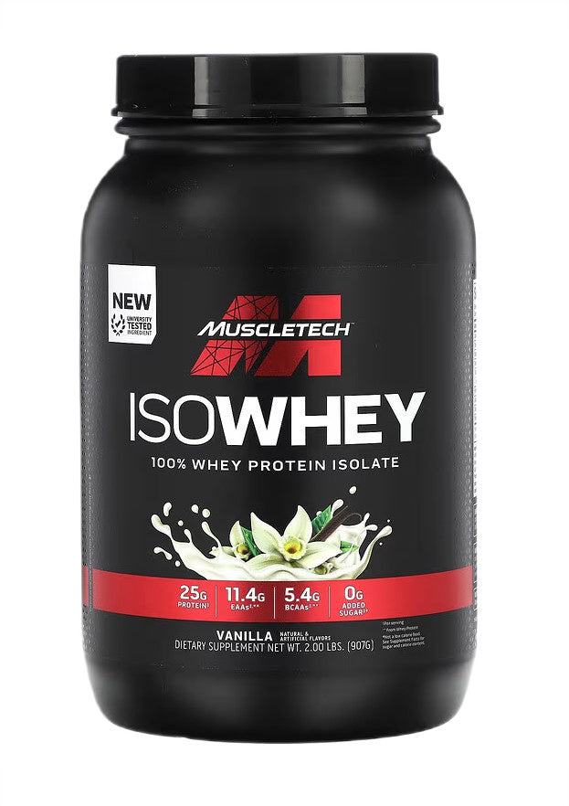 Iso Whey, Vanilla - 907 grams - MuscleTech