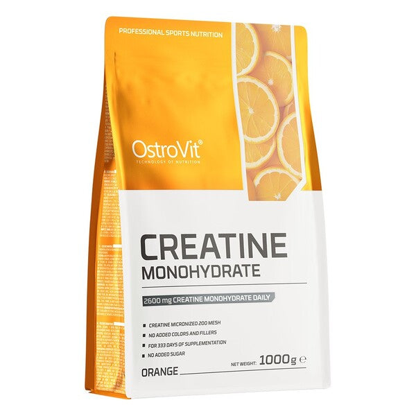 Creatine Monohydrate, Orange - 1000 grams - OstroVit