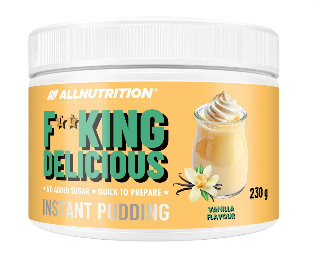 Fitking Delicious Instant Pudding, Vanilla - 230 grams - Allnutrition