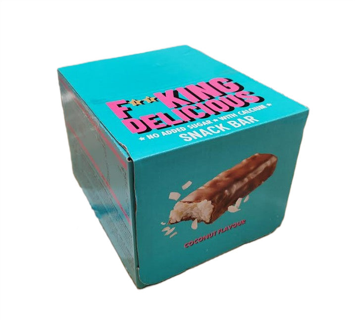 Fitking Delicious Snack Bar, Coconut - 24 x 40g - Allnutrition