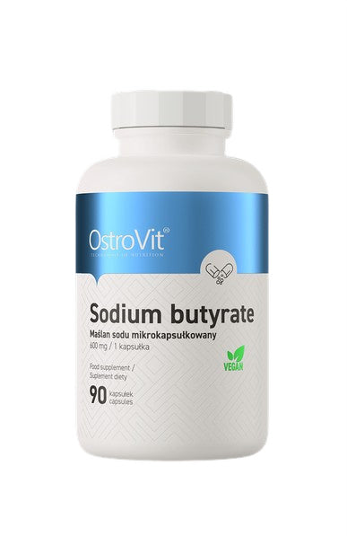 Sodium Butyrate, 600mg - 90 caps - OstroVit
