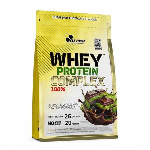 Whey Protein Complex 100%, Dubai Style Chocolate - 600 grams - Olimp Nutrition