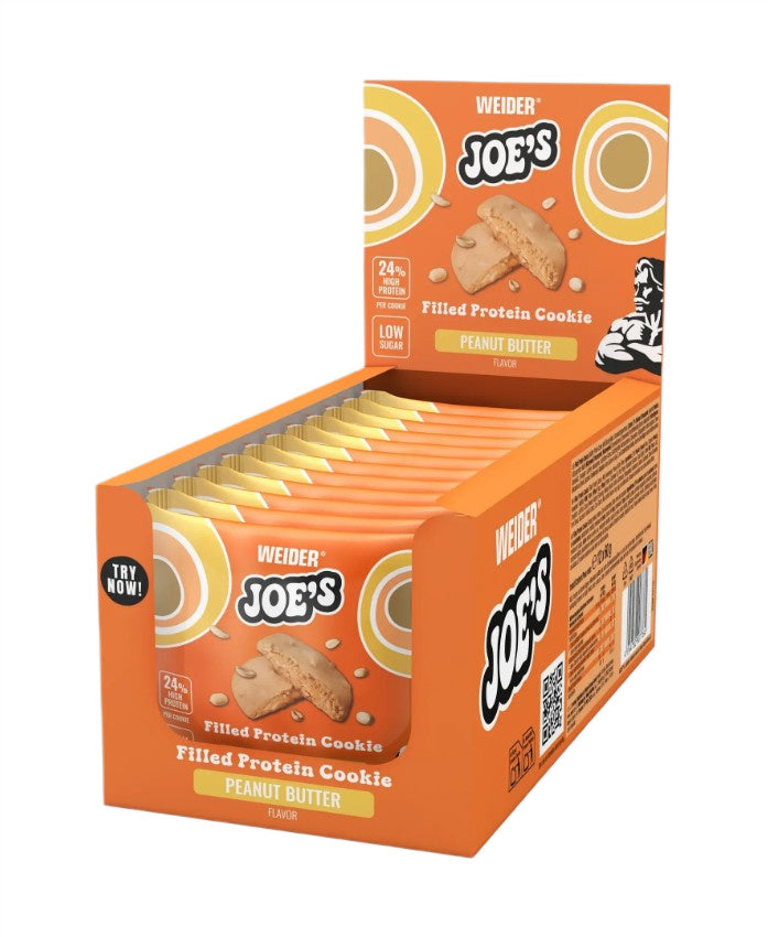 Filled Protein Cookie, Peanut Butter - 12 x 60g - Weider