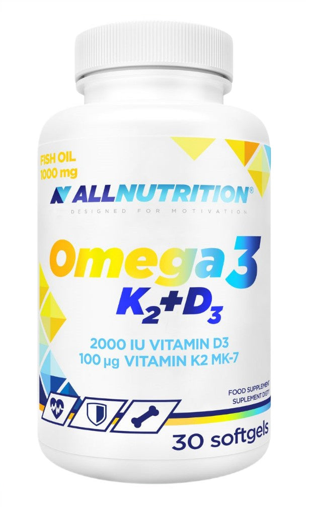 Omega 3, K2+D3 - 30 softgels - Allnutrition