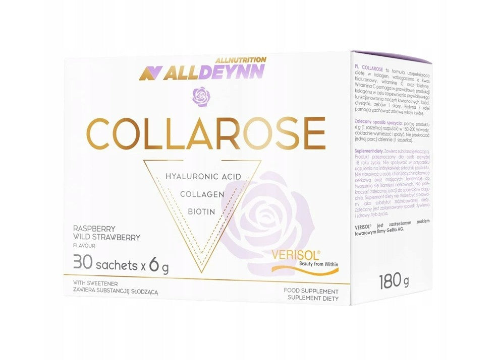 AllDeynn Collarose, Raspberry Wild Strawberry - 30 x 6g - Allnutrition
