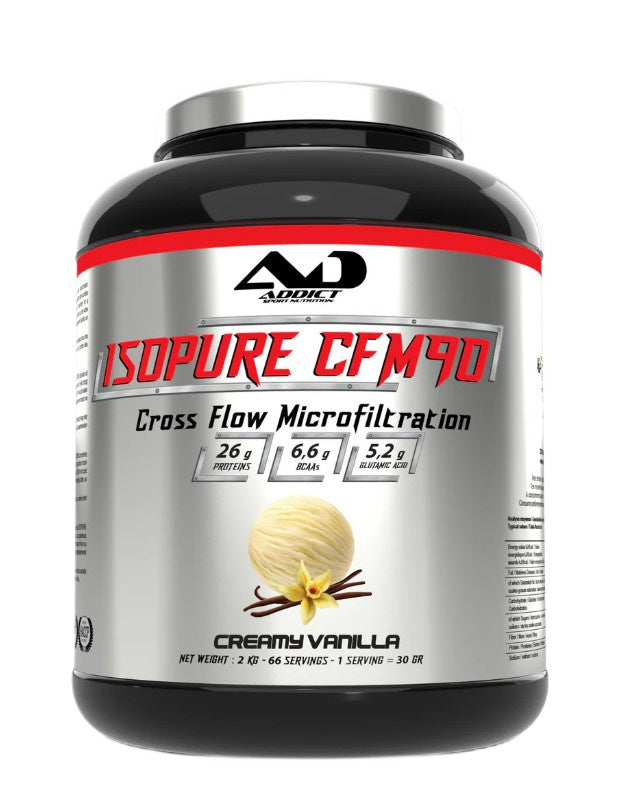 Isopure CFM90, Creamy Vanilla - 2000 grams - Addict Sport Nutrition