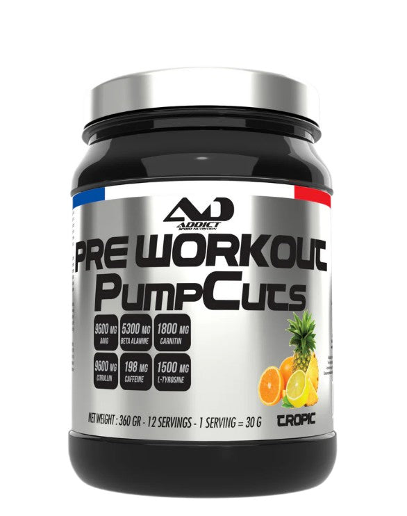 Pre Workout Pump Cuts, Tropic - 360 grams - Addict Sport Nutrition