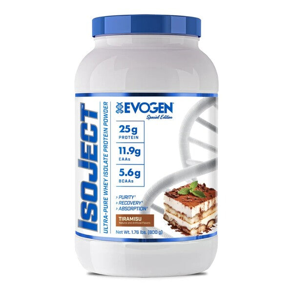 IsoJect, Tiramisu - 800 grams - Evogen