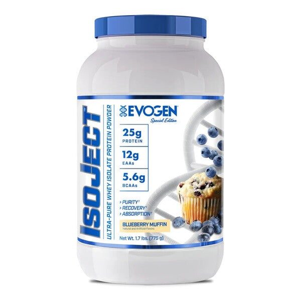 IsoJect, Blueberry Muffin - 775 grams - Evogen