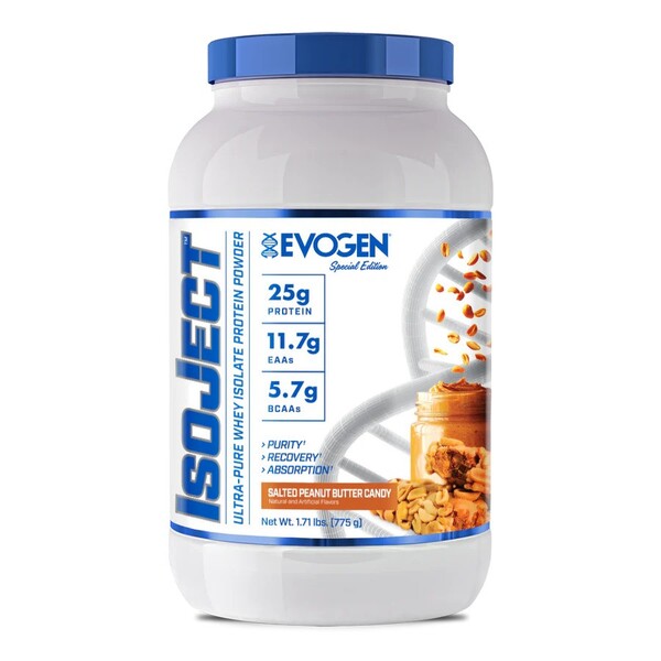 IsoJect, Salted Peanut Butter Candy - 775 grams - Evogen