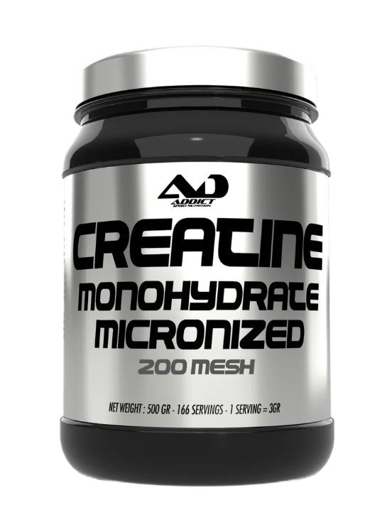 Creatine Monohydrate Micronized 200 Mesh - 500 grams - Addict Sport Nutrition