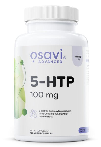 5-HTP, 100mg - 120 vegan caps - Osavi