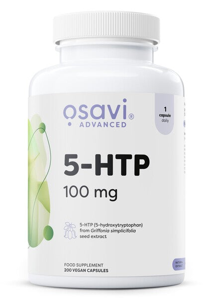 5-HTP, 100mg - 200 vegan caps - Osavi