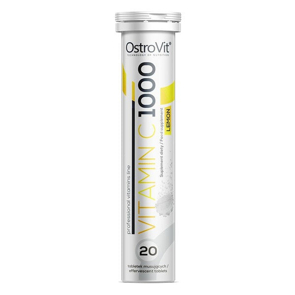 Vitamin C 1000, Lemon - 20 effervescent tabs - OstroVit