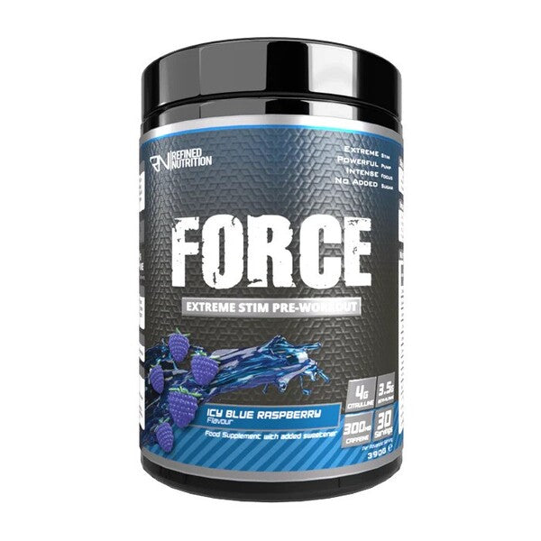 Force, Icy Blue Raspberry - 390 grams - Refined Nutrition