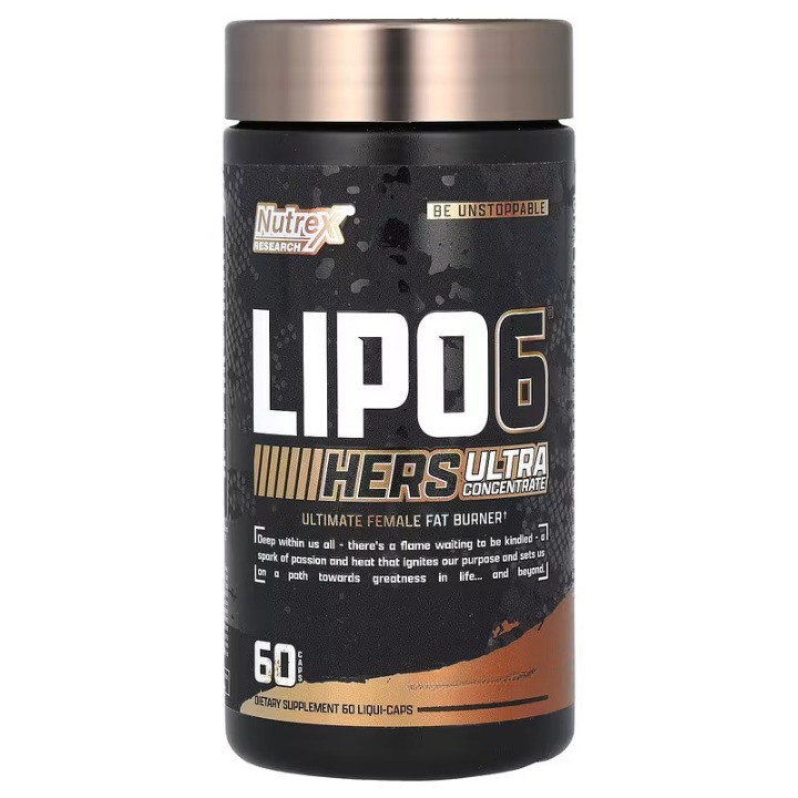 Lipo-6 Black Hers Ultra Concentrate with Caffeine - 60 caps - Nutrex