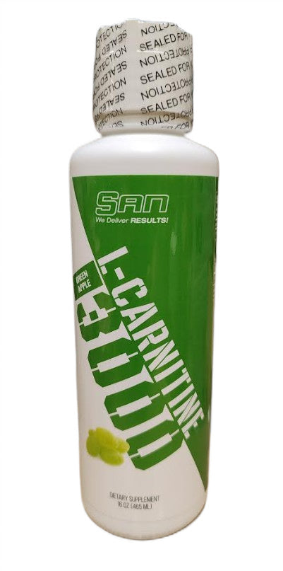 L-Carnitine 3000, Green Apple - 465 ml. - SAN