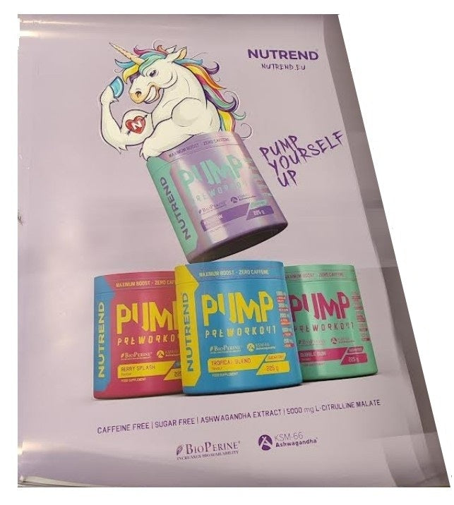 Nutrend Poster A1 - Pump Preworkout - Nutrend