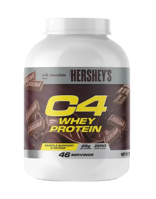 C4 Whey Protein, Hershey's Milk Chocolate - 1610 grams - Cellucor