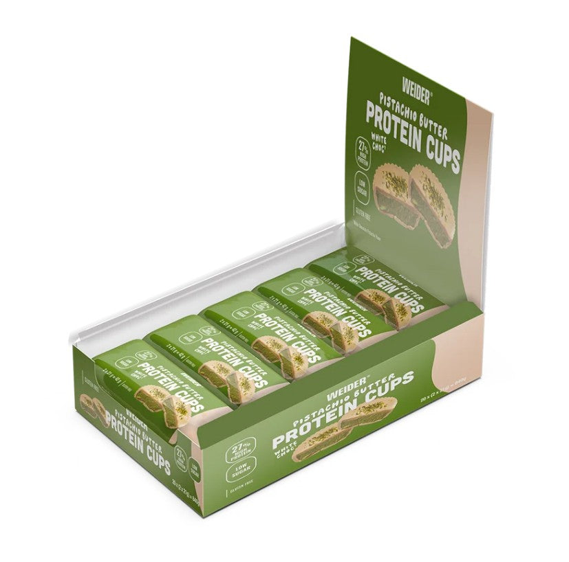 Protein Cups, Pistachio Butter - 20 x 42g - Weider